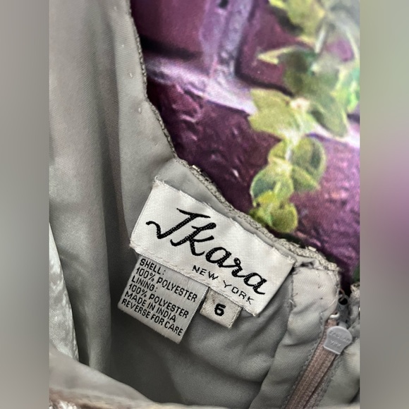 Ikara Gray Formal Dress with Sequins - Picture 3 of 4